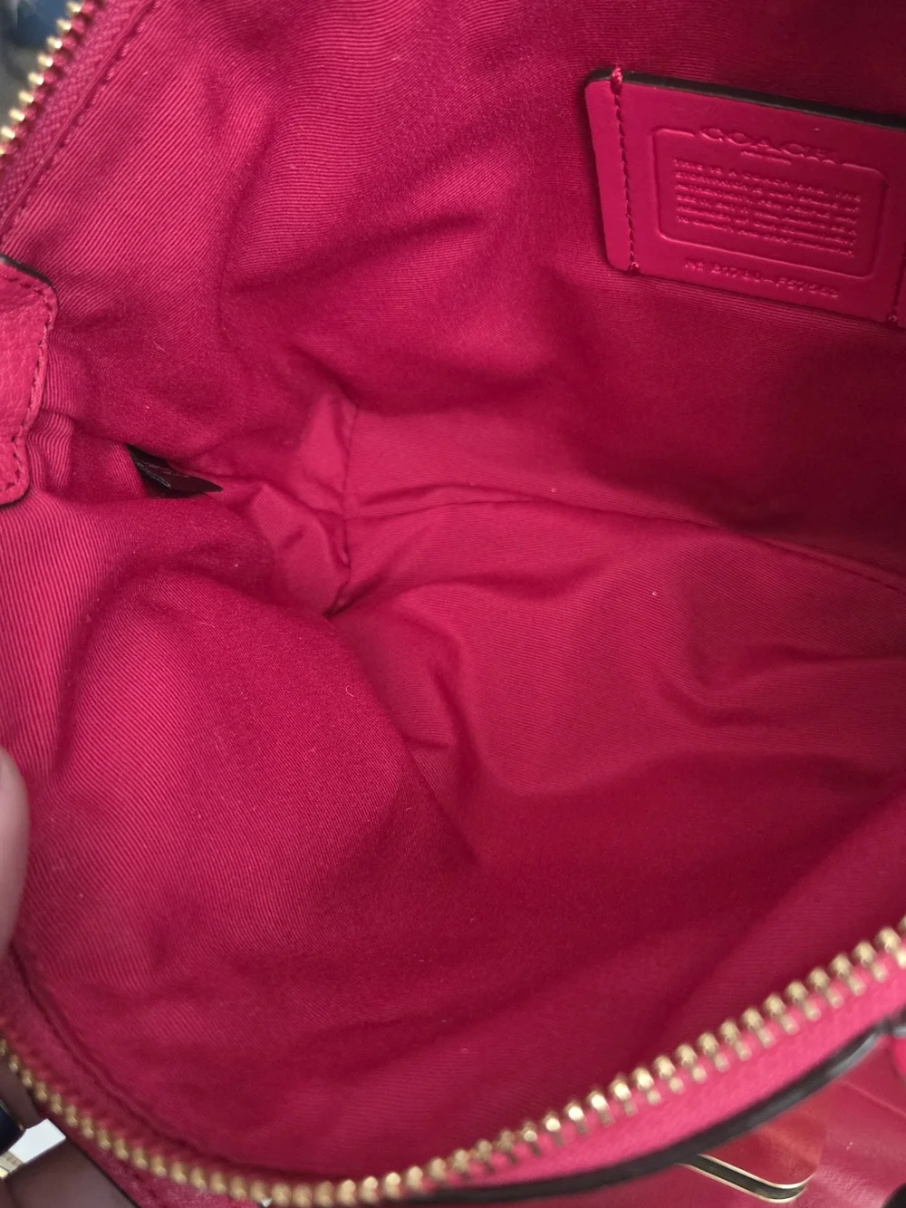 Coach Pebbled Leather Mini Kelsey Satchel Crossbody Pink/Fuchsia EUC